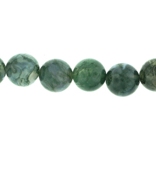 Moss Agate Bead Strand from Stonebridge Imports