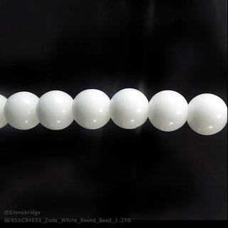 White Jade Bead Strand from Stonebridge Imports