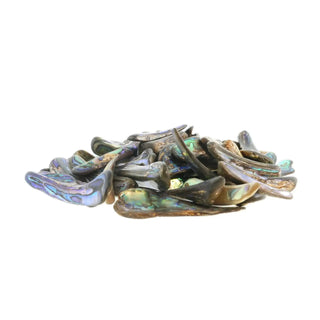 Abalone Shell Rim Tumbled Stones    from Stonebridge Imports