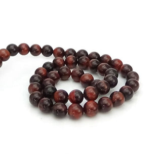 Red Tiger's Eye Bead Strand 15" - 6mm from Stonebridge Imports