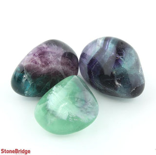 Fluorite Green & Purple Tumbled Stones    from Stonebridge Imports