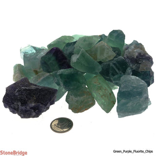 Fluorite Purple & Green Chips    from Stonebridge Imports