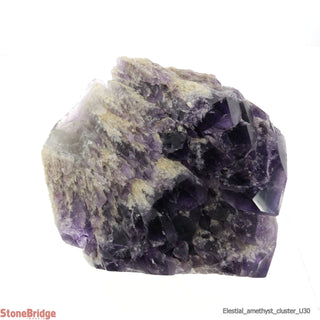 Amethyst Elestial Quartz Cluster U#30 - 8" from Stonebridge Imports