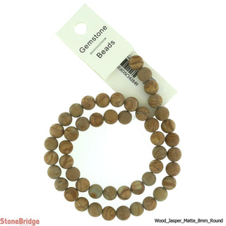 Wood Jasper Bead Strand from Stonebridge Imports