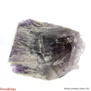 Amethyst Elestial Quartz Cluster U#30 - 8" from Stonebridge Imports