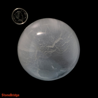 Selenite Sphere - Small #2 - 2 1/4"    from Stonebridge Imports