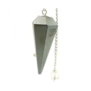 Hematite Pendulum 6 Facet & Bead - 3 Pack from Stonebridge Imports