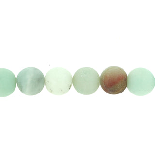 Amazonite Mixed Colours Matte - Round Strand 15" - 8mm    from Stonebridge Imports