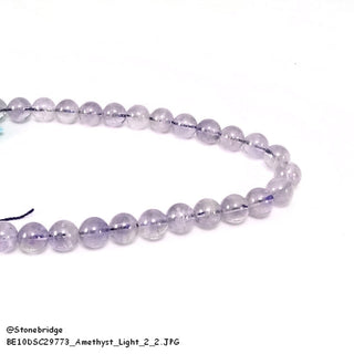 Light Amethyst Bead Strand 7" - 12mm from Stonebridge Imports