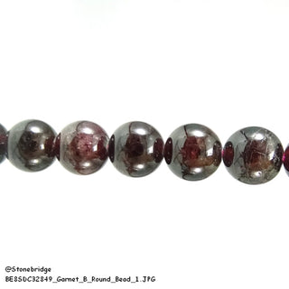 Garnet B Bead Strand from Stonebridge Imports