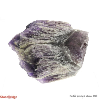 Amethyst Elestial Quartz Cluster U#30 - 8" from Stonebridge Imports