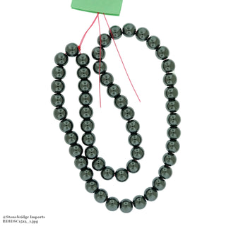 Hematite - Round Strand 4mm    from Stonebridge Imports