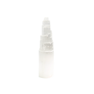 Selenite Tower Lamp - Extra Large 14” Tall    from Stonebridge Imports
