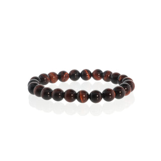 Tiger's Eye Red Bead Bracelet 8mm from Stonebridge Imports