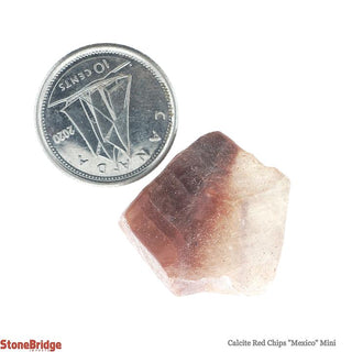 Calcite Red Mexican Chips - Mini    from Stonebridge Imports
