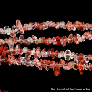 Cherry Quartz Bead Strand (Enhanced) from Stonebridge Imports