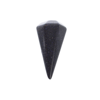 Blue Goldstone Pendulum 6 Facet & Bead - 3 Pack (Synthetic) from Stonebridge Imports