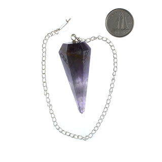 Amethyst Pendulum 6 Facet & Bead - 3 Pack from Stonebridge Imports