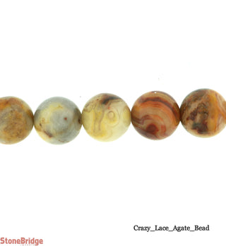 Crazy Lace Agate Bead Strand from Stonebridge Imports
