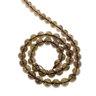 Smoky Quartz Bead Strand 15" - 8mm from Stonebridge Imports
