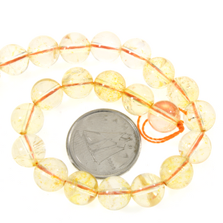 Citrine A Bead Strand (Enhanced) from Stonebridge Imports