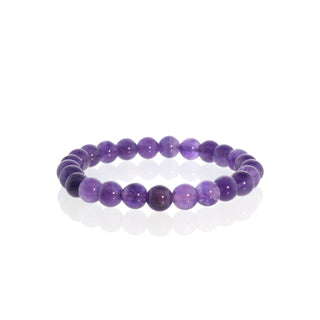 Amethyst Bead Bracelet 8mm from Stonebridge Imports