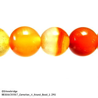 Carnelian A Bead Strand from Stonebridge Imports