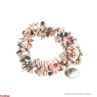 Rhodochrosite Bead Strand 32" - 5-8mm Chip from Stonebridge Imports