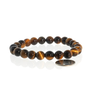 Gold Tiger's Eye Bead Bracelet from Stonebridge Imports