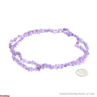 Amethyst Dark Chip Strands - 5mm to 8mm from Stonebridge Imports