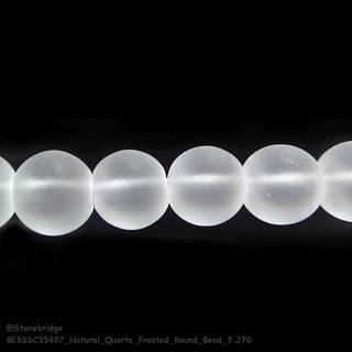 Clear Quartz Bead Strand