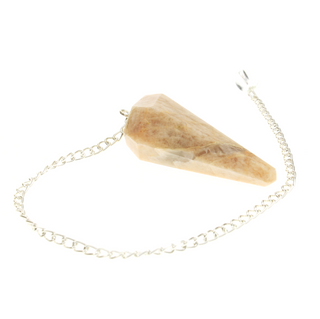 Cream Moonstone Pendulum 6 Facet & Bead - 3 Pack from Stonebridge Imports