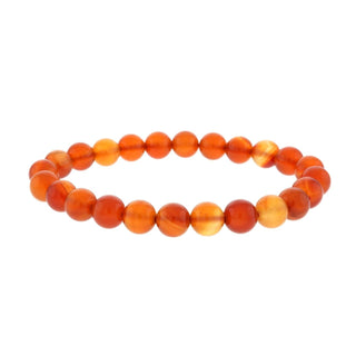 Carnelian A Round Bracelet 8mm   from Stonebridge Imports