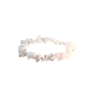 Howlite White Bead Bracelet Chip   from Stonebridge Imports