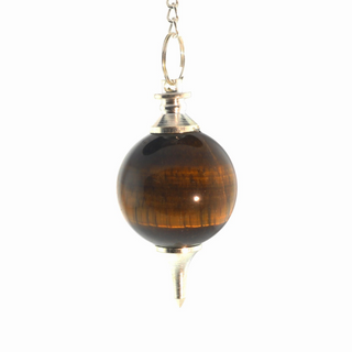 Gold Tiger Eye Ball and Point Pendulum - 3 Pack from Stonebridge Imports