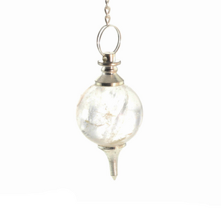 Clear Quartz Ball and Point Pendulum - 3 Pack from Stonebridge Imports