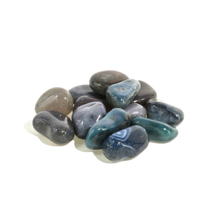 Agate Teal B Tumbled Stones    from Stonebridge Imports