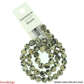 Dalmatian Jasper Bead Strand from Stonebridge Imports