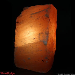 Selenite Orange Lamp - 8"    from Stonebridge Imports