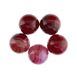 Agate Red Banded Sphere - 5 Pack    from Stonebridge Imports