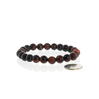 Tiger's Eye Red Bead Bracelet from Stonebridge Imports