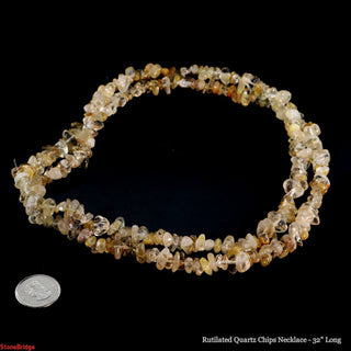 Rutilated Quartz Bead Strand from Stonebridge Imports
