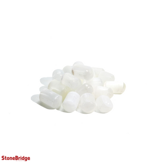 Selenite Tumbled Stones - Hand Polished Oval Large (1 1/2" - 1 3/4")   from Stonebridge Imports