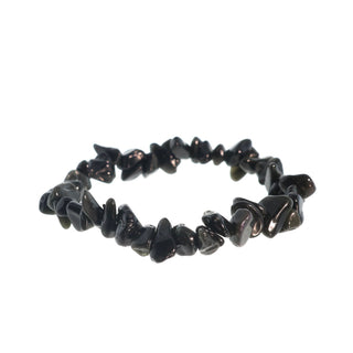 Obsidian Bead Bracelet Black Chip from Stonebridge Imports