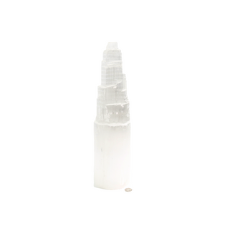 Selenite Tower Lamp - Extra Large 14” Tall    from Stonebridge Imports