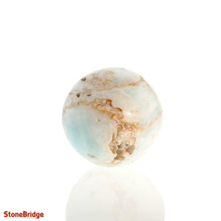 Caribbean Blue Calcite Sphere Medium #1 - 2 3/4" from Stonebridge Imports