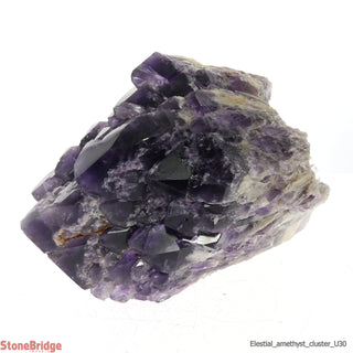 Amethyst Elestial Quartz Cluster U#30 - 8" from Stonebridge Imports