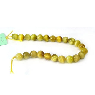Tiger's Eye A Bead Strand 15" - 6mm Yellow from Stonebridge Imports