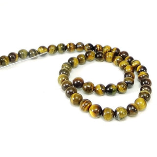 Tiger's Eye E Bead Strand 7" - 10mm from Stonebridge Imports