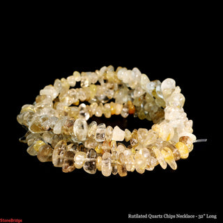 Rutilated Quartz Bead Strand from Stonebridge Imports